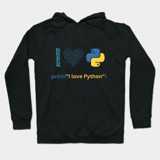 I love Python Hoodie